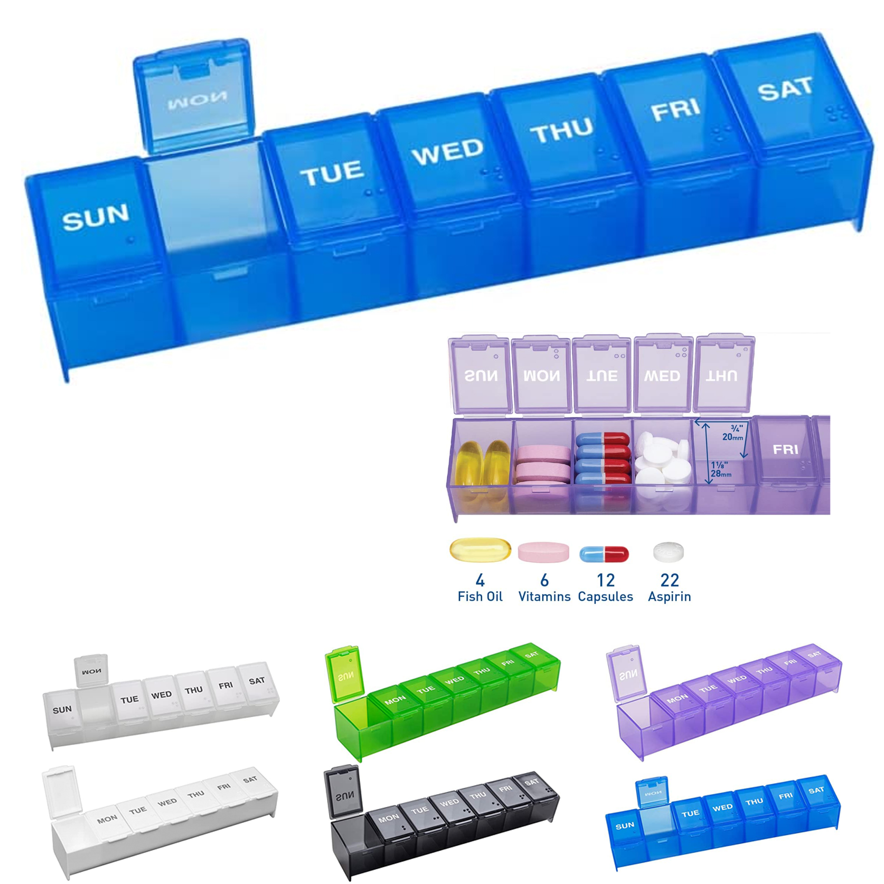 Pill Organizer/Weekly (7-Day) Organizer 2
