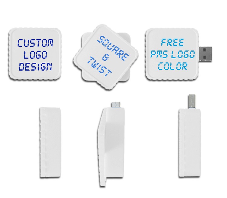 Square Twist USB Flash Drive 5