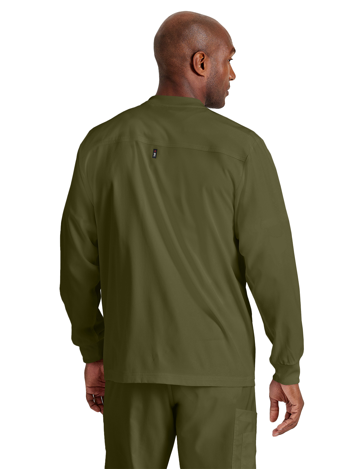 Grey's Anatomy Spandex Stretch - Men's Five-Pocket React Warm-Up Scrub Jacket 36