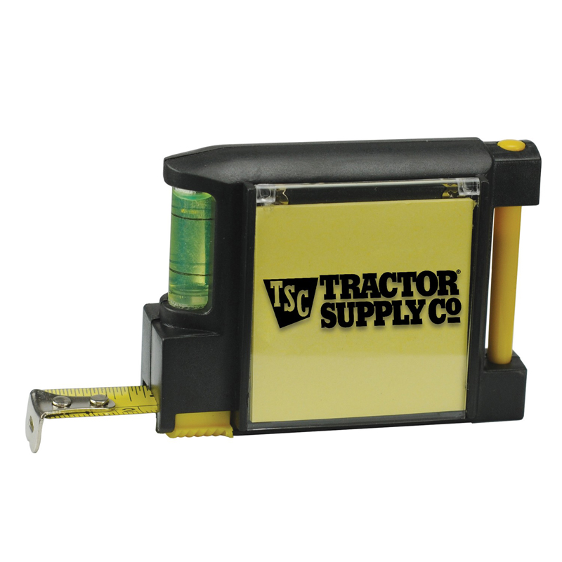 Multi-Function Tape Measure w/ Level/ Notepad & Pen 4