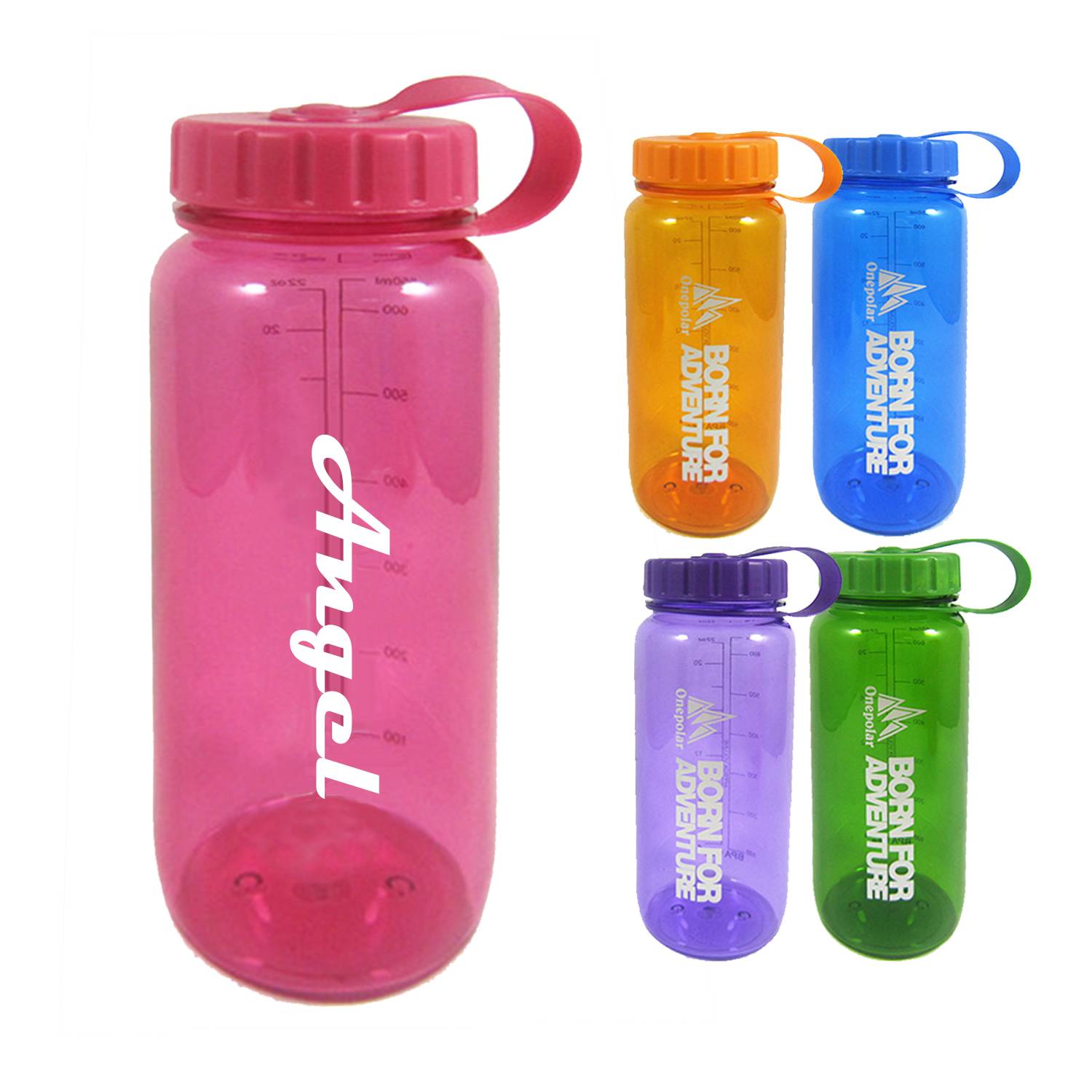 Classic Plastic Sports Water Bottle 5
