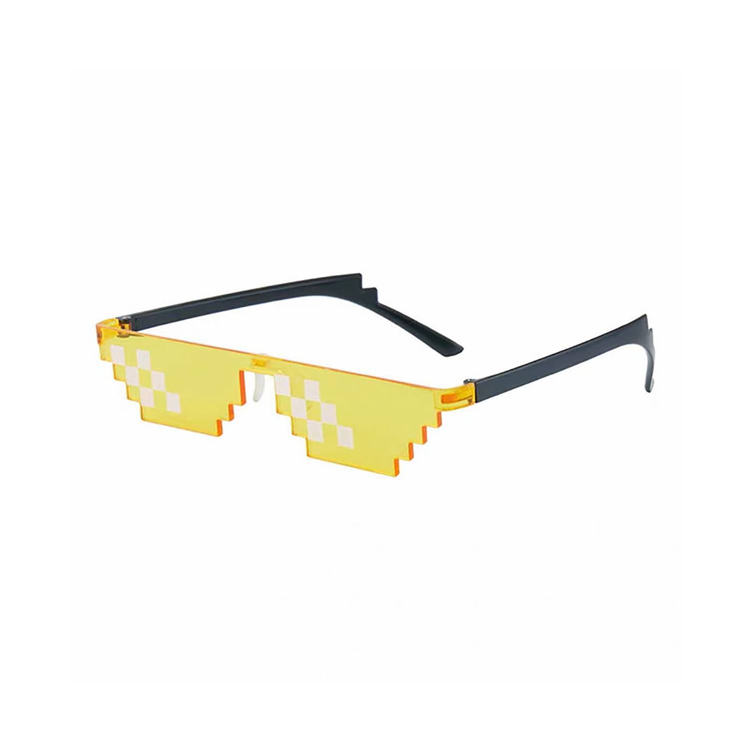 Creative Funny Square Mosaic Pixel Sunglasses 4