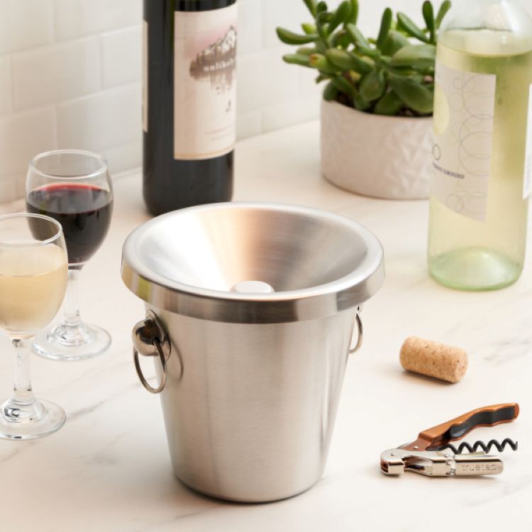 True® Savor Stainless Steel Spittoon 6