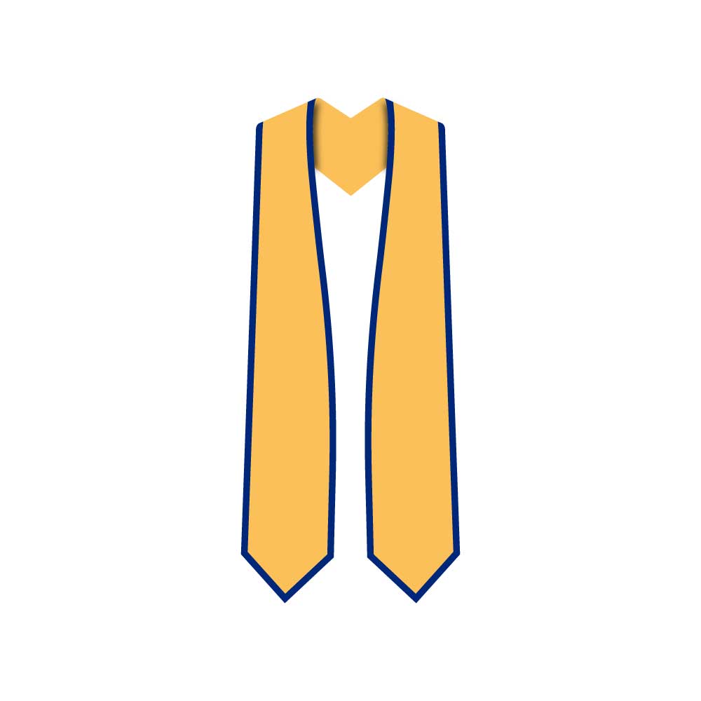 Honorary Graduation Stole - Full-Color Sublimation 60" 44