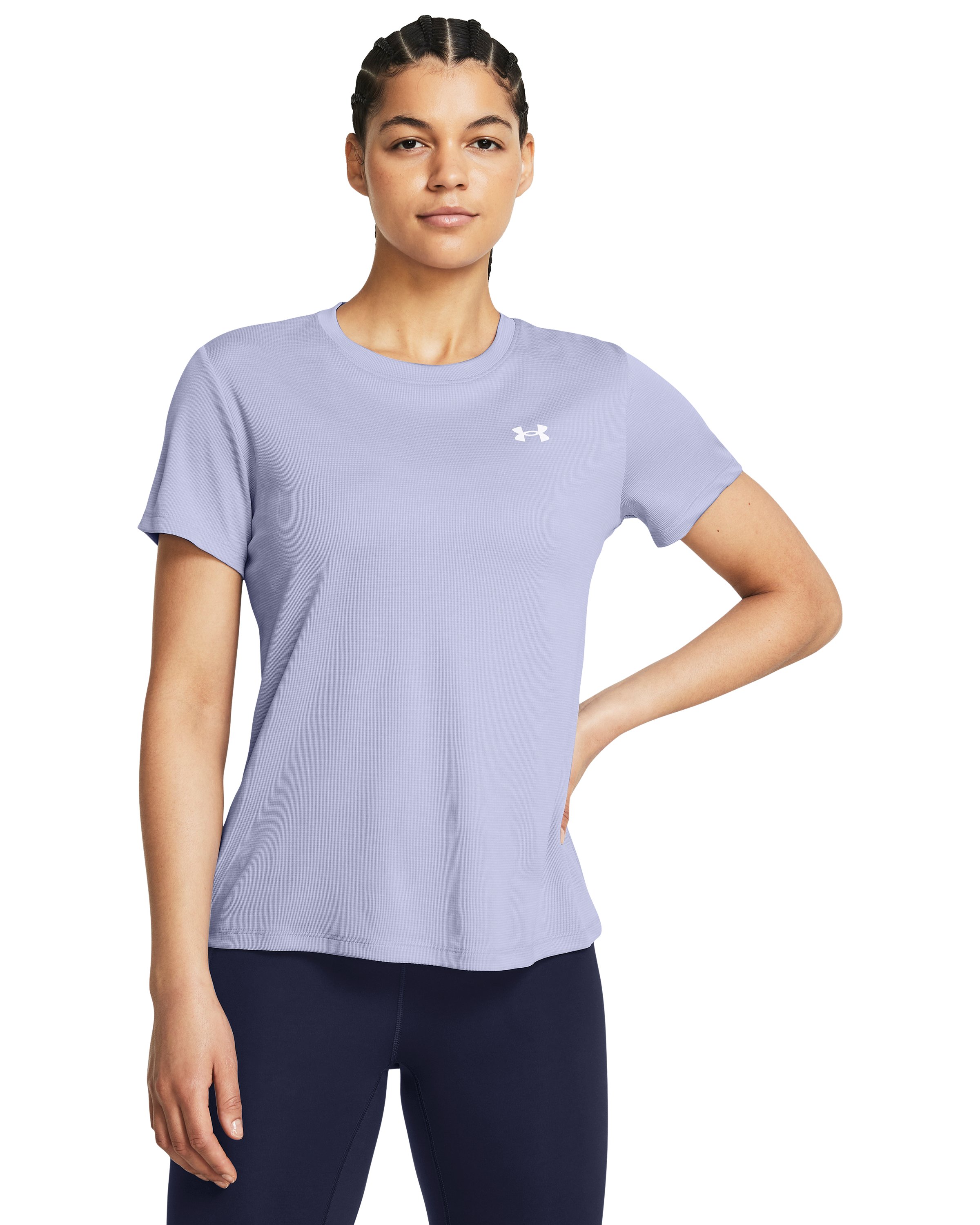 UA Tech Textured Women's Short Sleeve 2