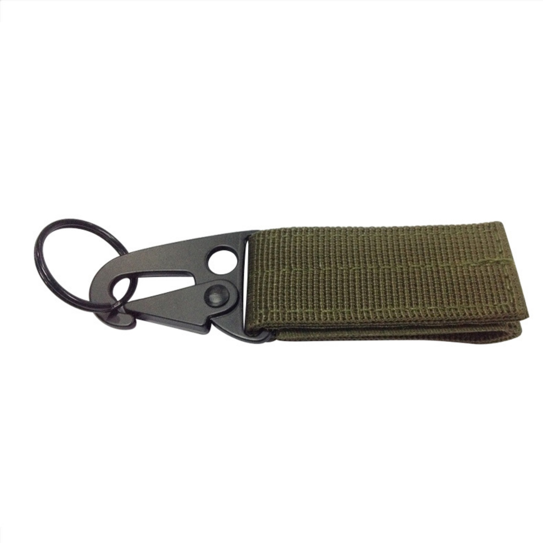 Custom Molle Tactical Webbing Strap Carabiner Keychain Clip 3