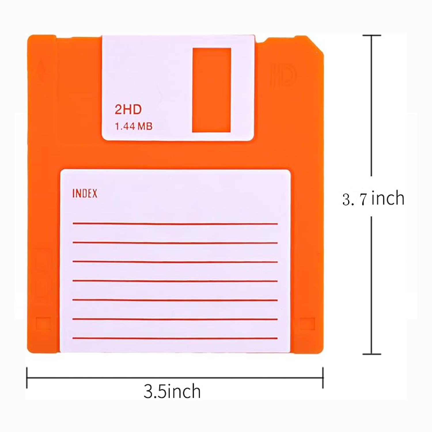 6Pcs Silicone Floppy Disk Coaster 3