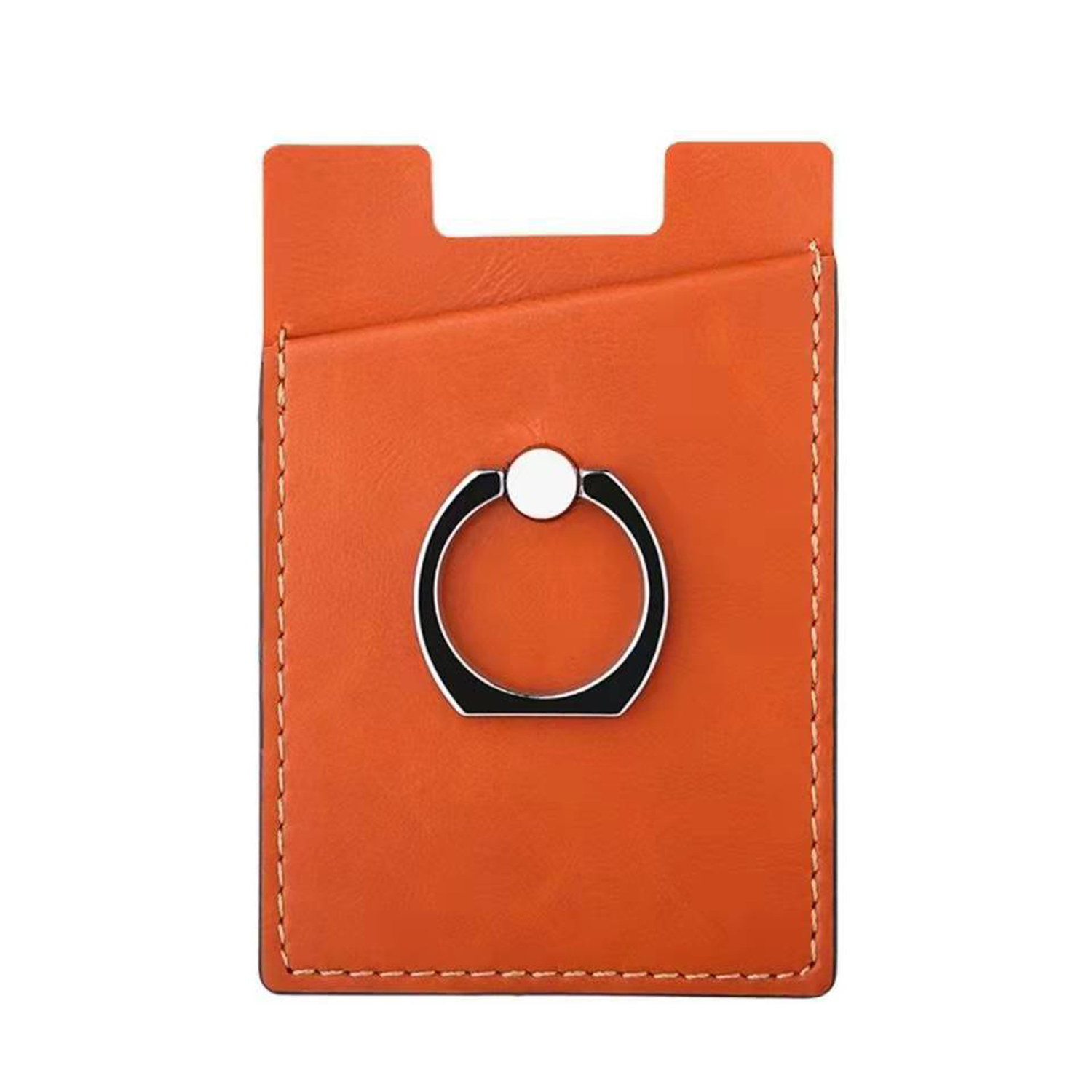 PU Leather Creative Double Layer Cell Phone Ring & Stand 5