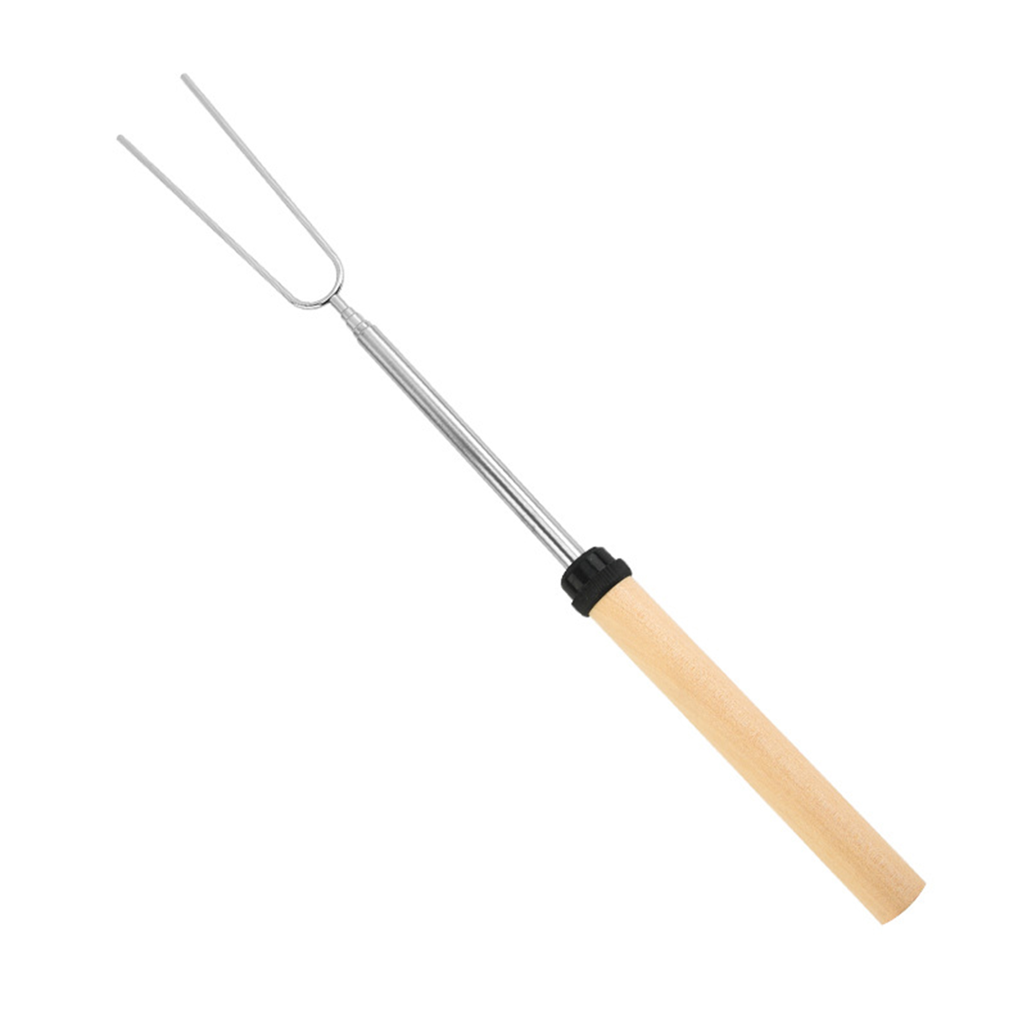 Extendable Stainless Steel Roasting Fork 10