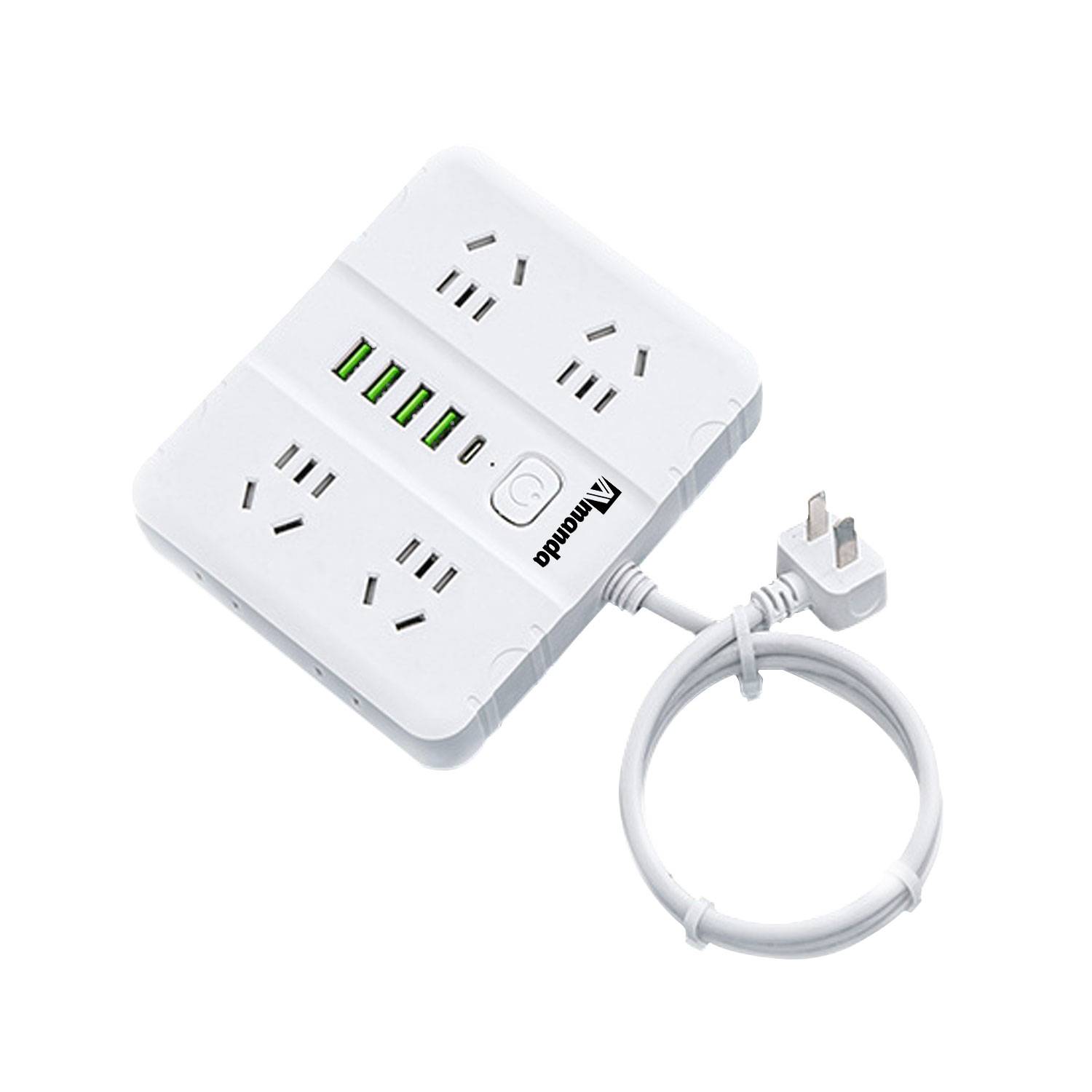Multi-Function Power Strip Standard Socket 8