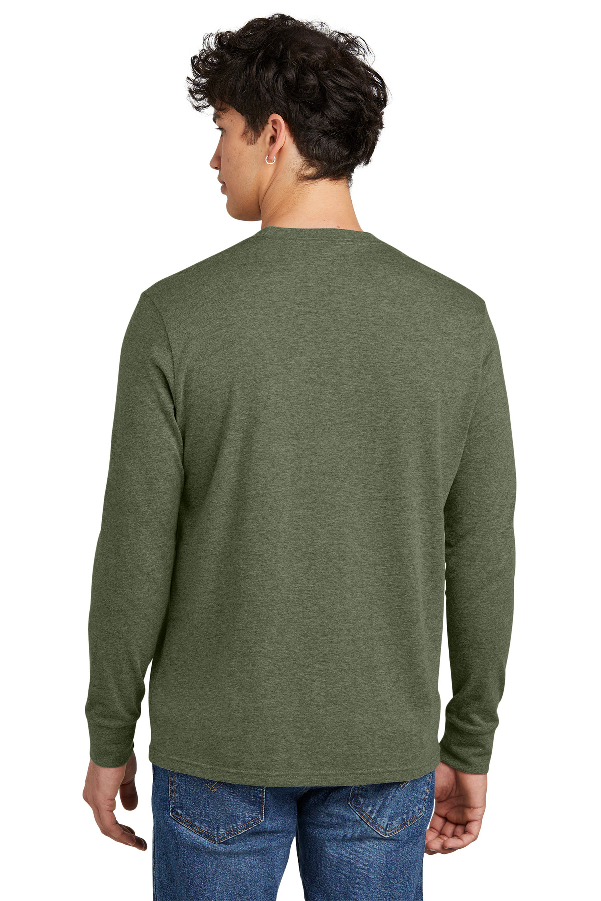 District Perfect Blend CVC Long Sleeve Tee DT109 56