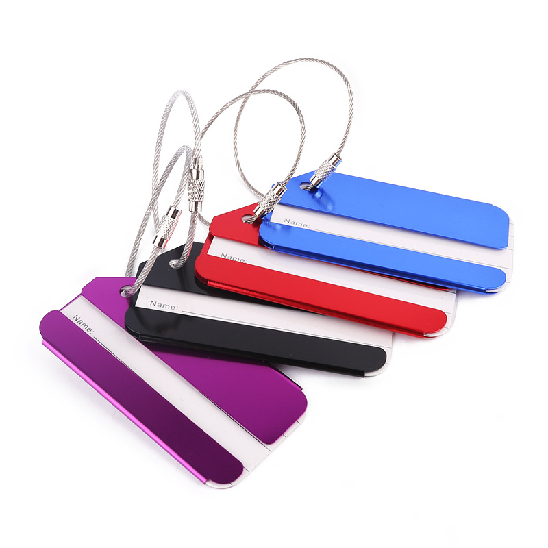Privacy Luggage Tags Metal ID Bag Tag 5