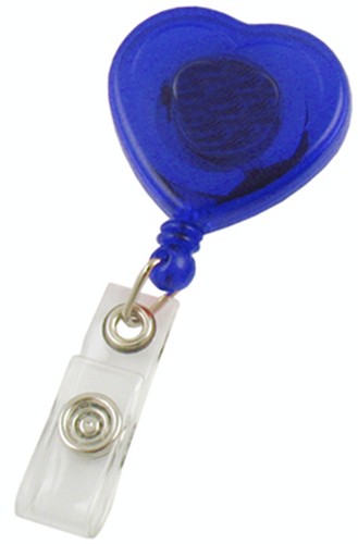 Tradeshow Marketing Heart Shaped Retractable Badge Reels 4