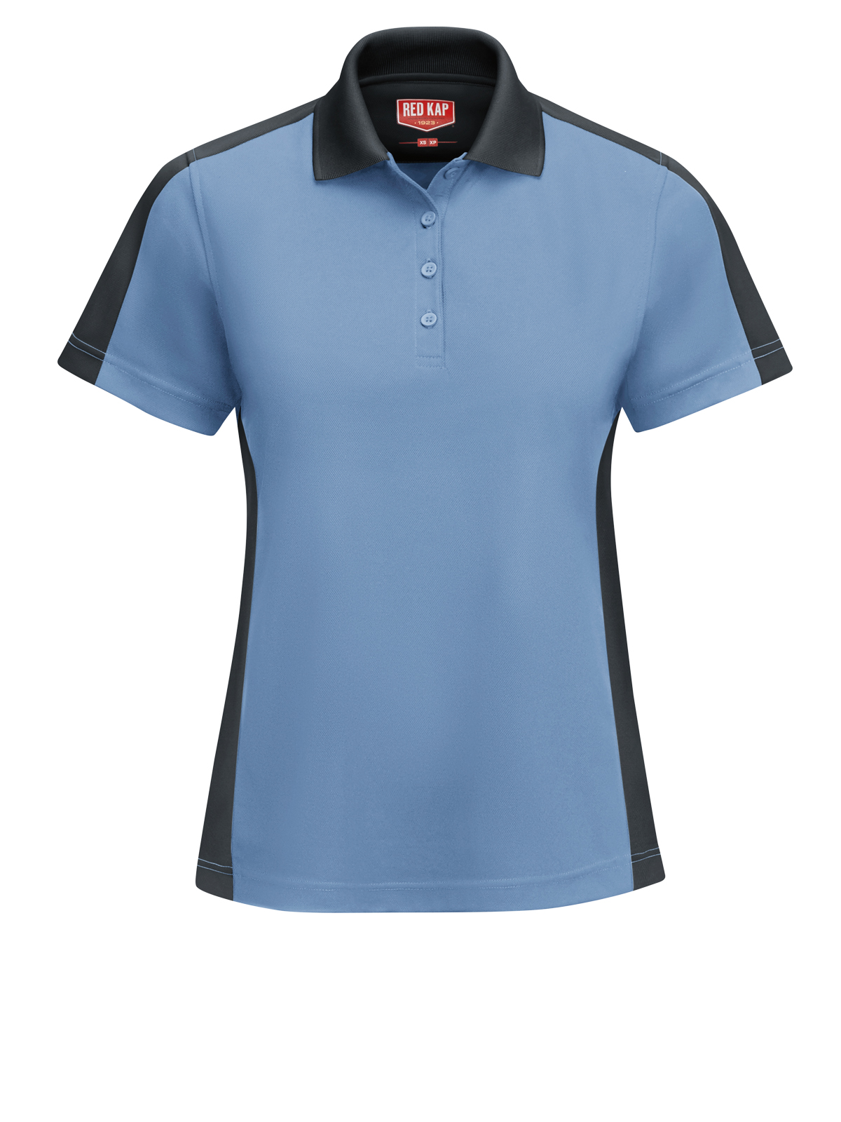 Red Kap Shirts - Women's Short Sleeve Performance Knit Two-Tone Polo 7