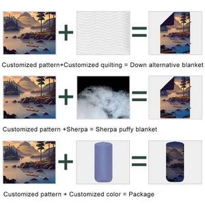 Printed Outdoor Camping Blanket for Traveling 3