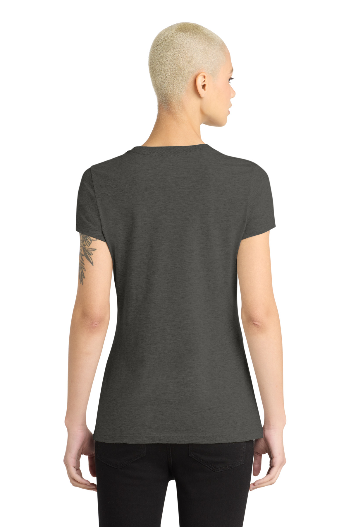 District Women's Perfect Blend CVC Tee. DM108L 106