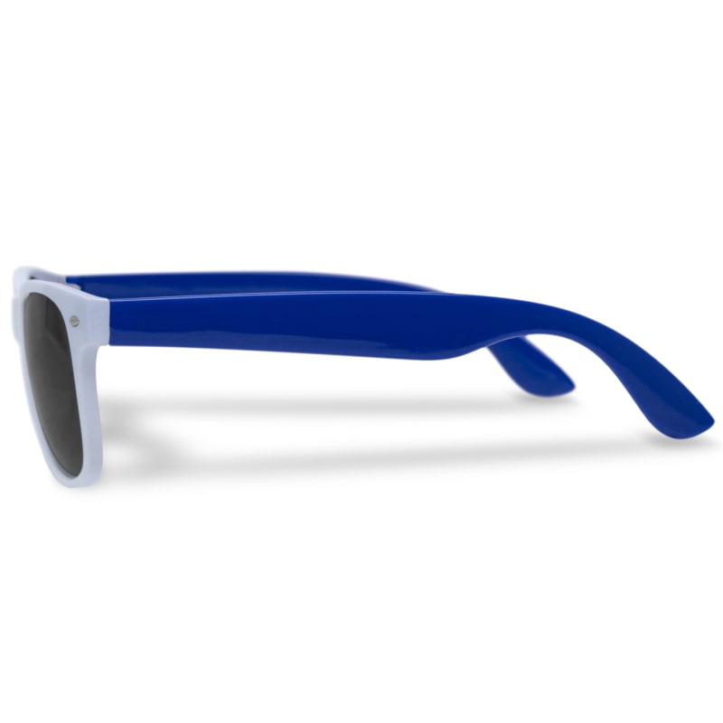 Custom White Frame Plastic Sunglasses 66