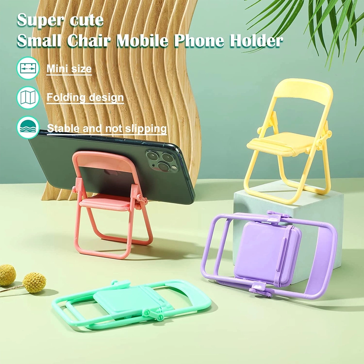 Mini Chair Shape Cell Phone Stand 3