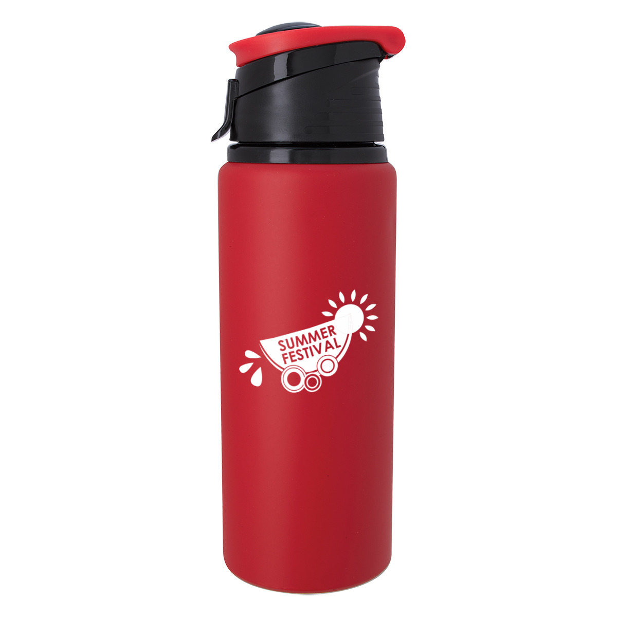 24 Oz. Velvet Touch Aluminum Bottle, custom water bottle with logo imprint 9