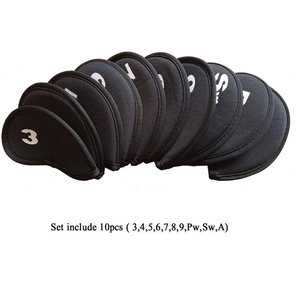 10 Pcs Golf Club Iron Head Covers 5