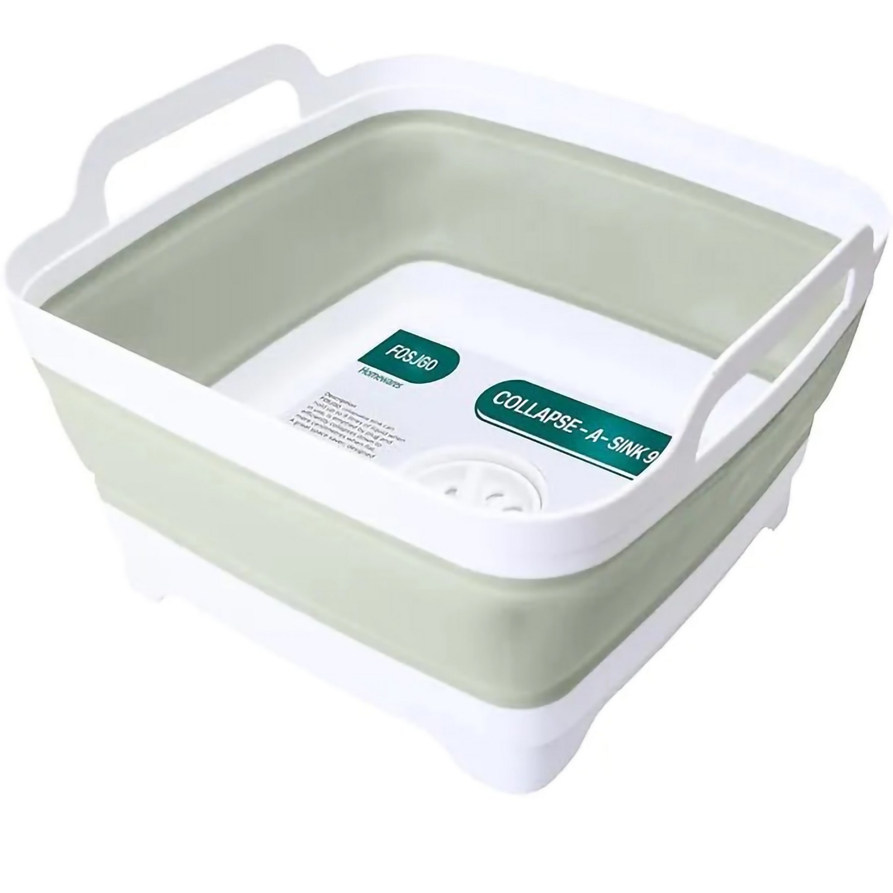 Collapsible Dish Basin with Drain Plug 3