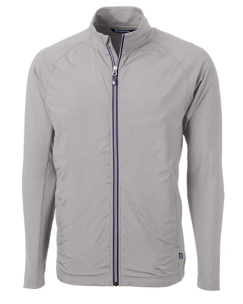 Cutter & Buck Adapt Recycled Soft Knit Stretch Mens Hybrid Full Zip Jacket 8