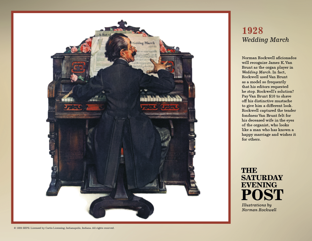 Triumph® Calendars The Saturday Evening Post Illustrations by Norman Rockwell Calendar 78
