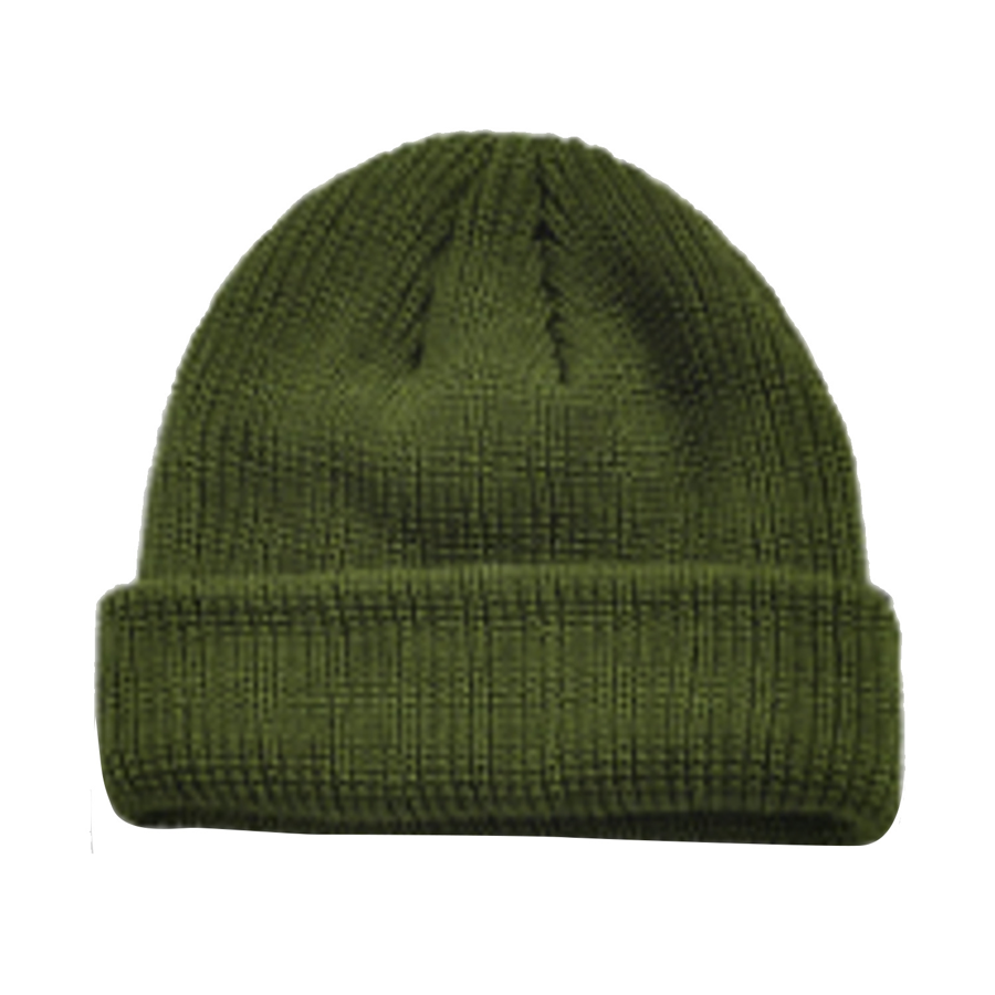 Premium Stock Ribbed Cuffed Short Length Beanie - Acrylic 9
