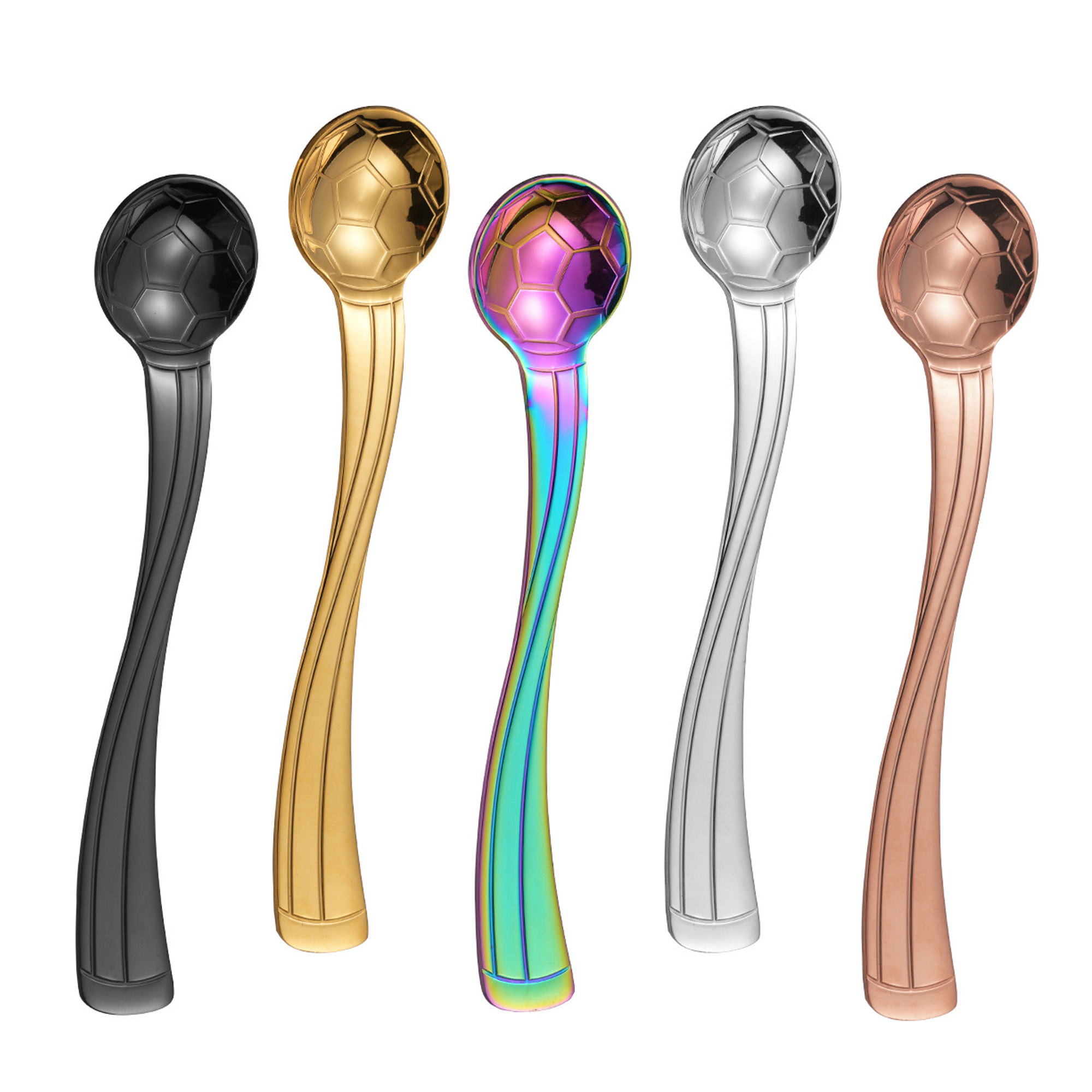 Stainless Steel Football Coffee Spoon 2