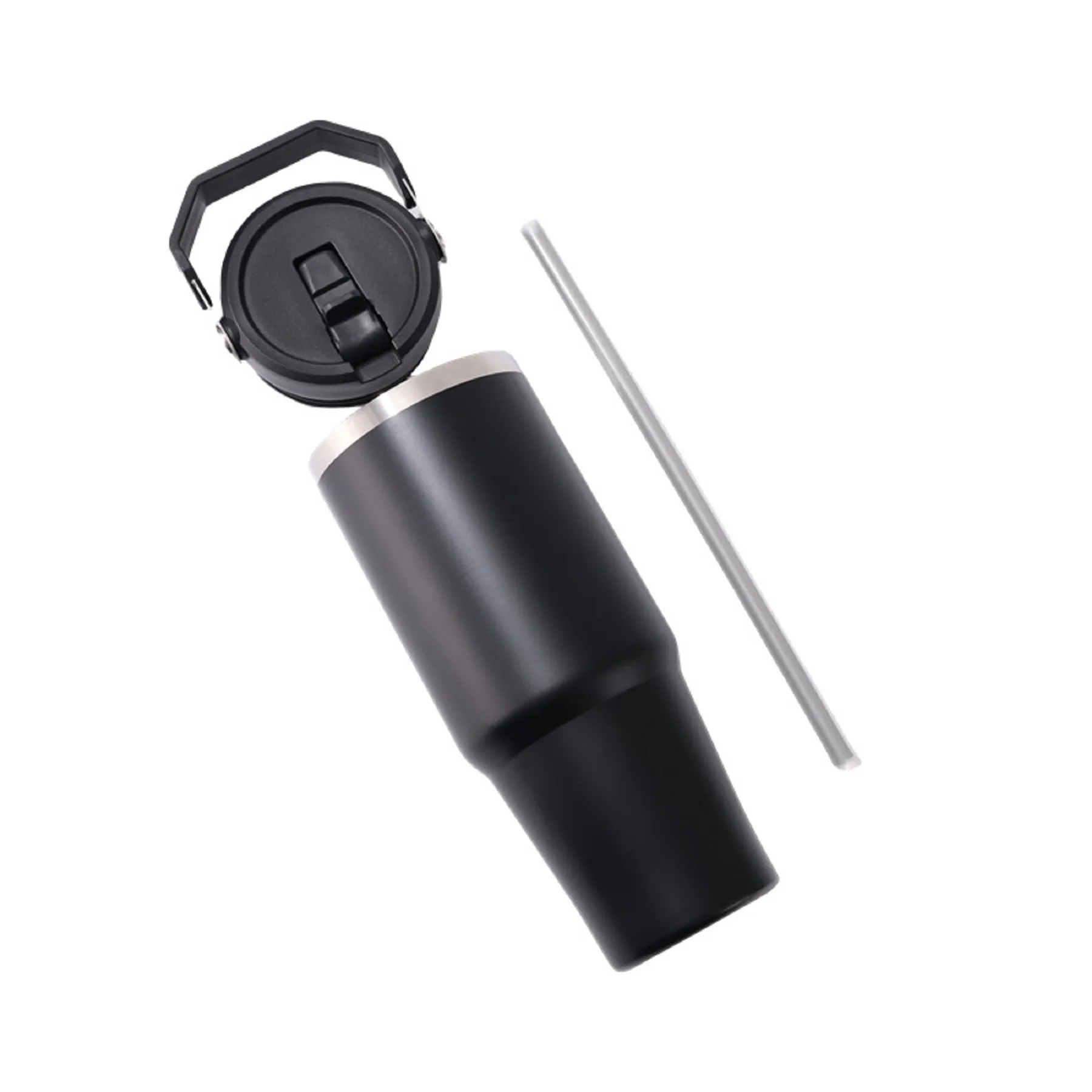 30 oz IceFlow Stainless Steel Tumbler with Straw 6