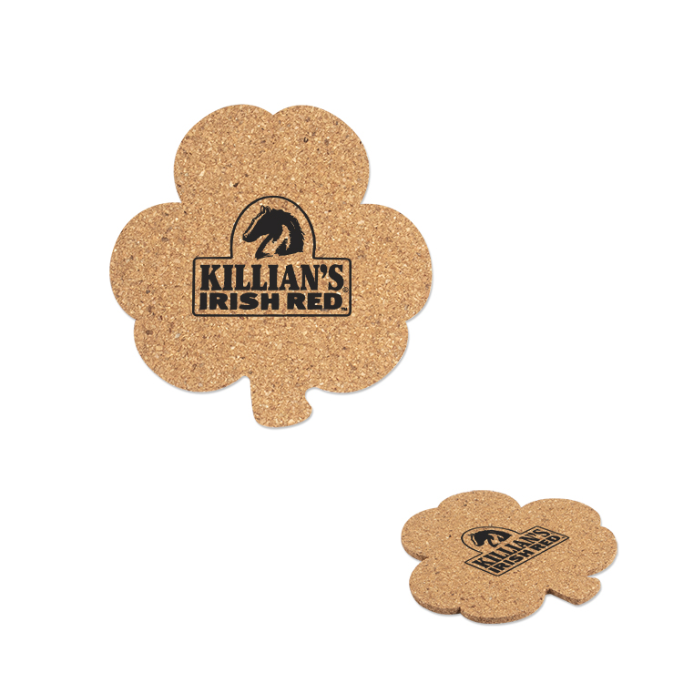 Shamrock Cork Coaster