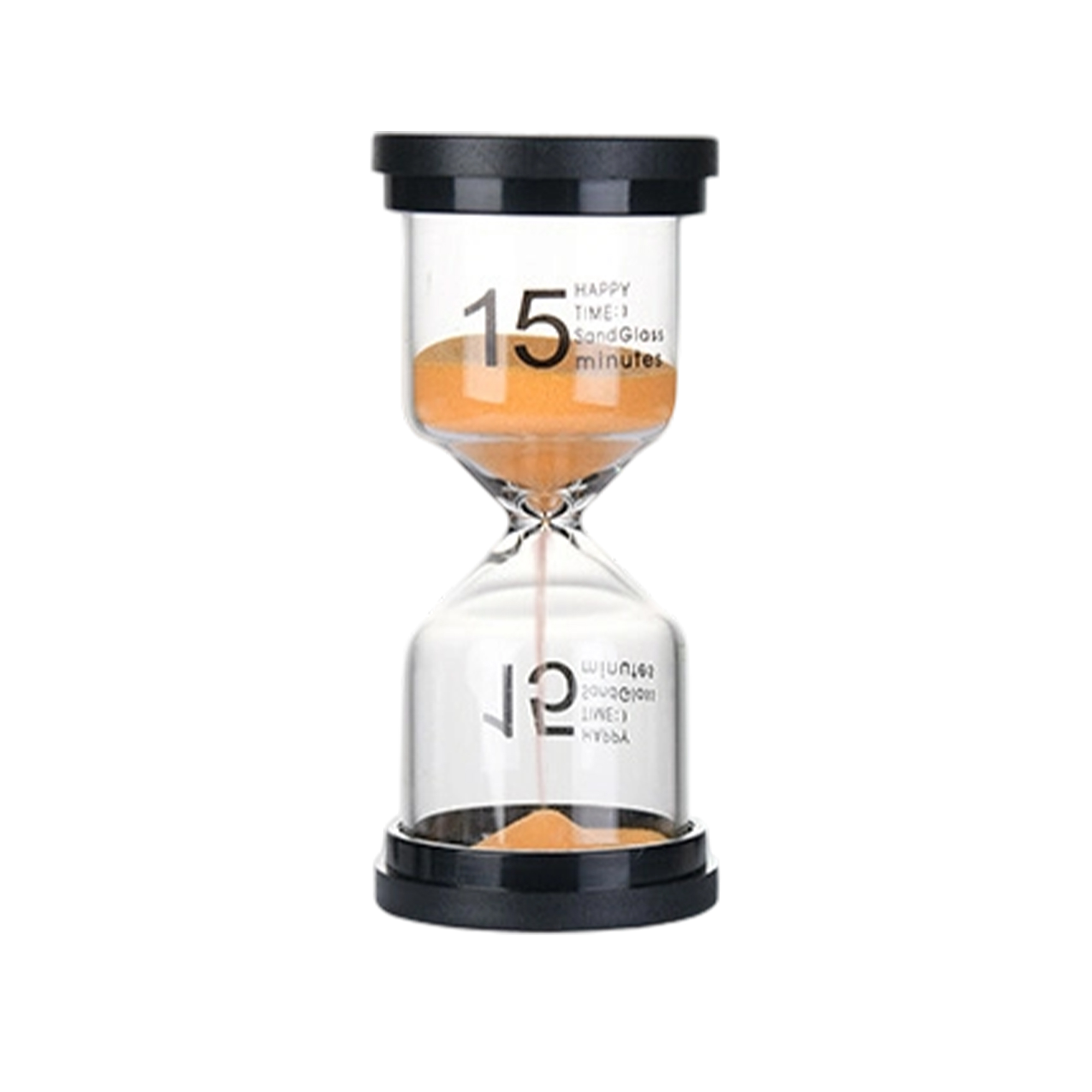 Glass Sand Timer Hourglass 3.9" By 1.8", custom clock with logo imprint 12