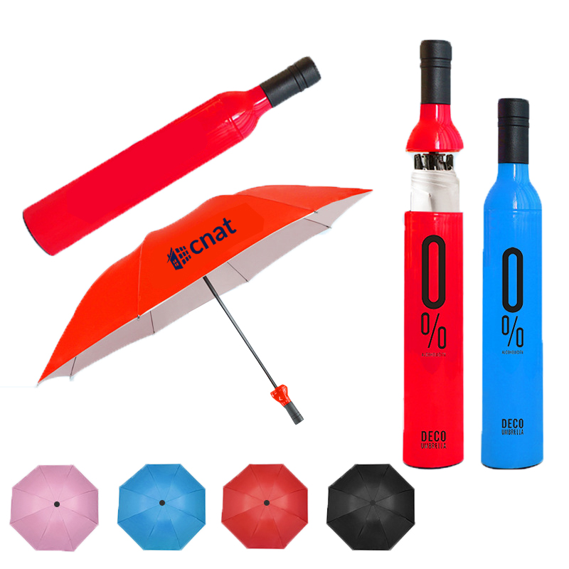 Super Pocket Mini Folding Umbrella Logo 2