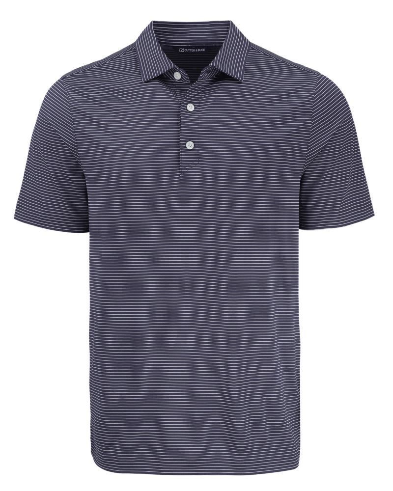 Cutter & Buck Forge Recycled Fine Line Stripe Four-Way Stretch Mens Polo 27