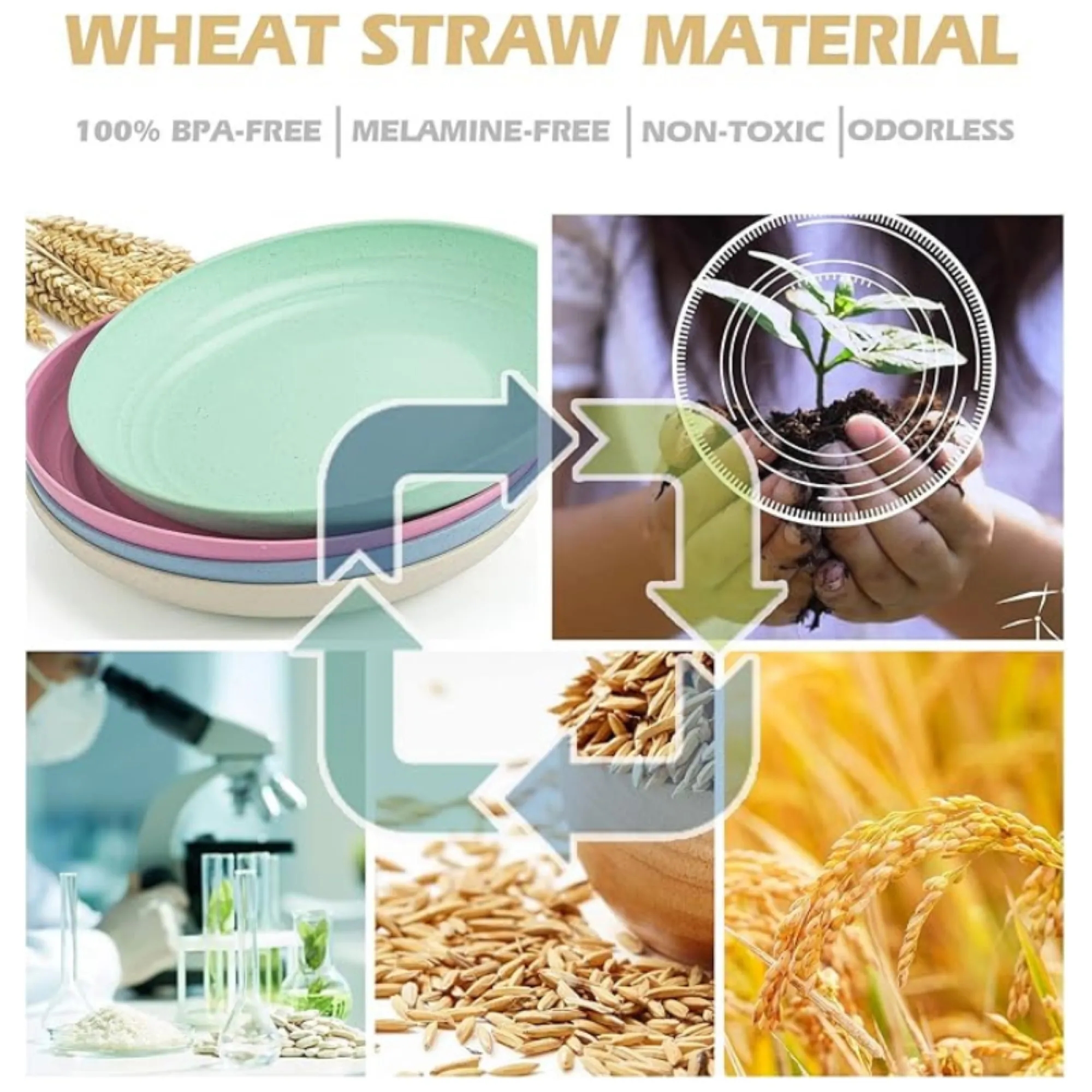 Wheat Straw Multi-Purpose Disc Free Shipping 5