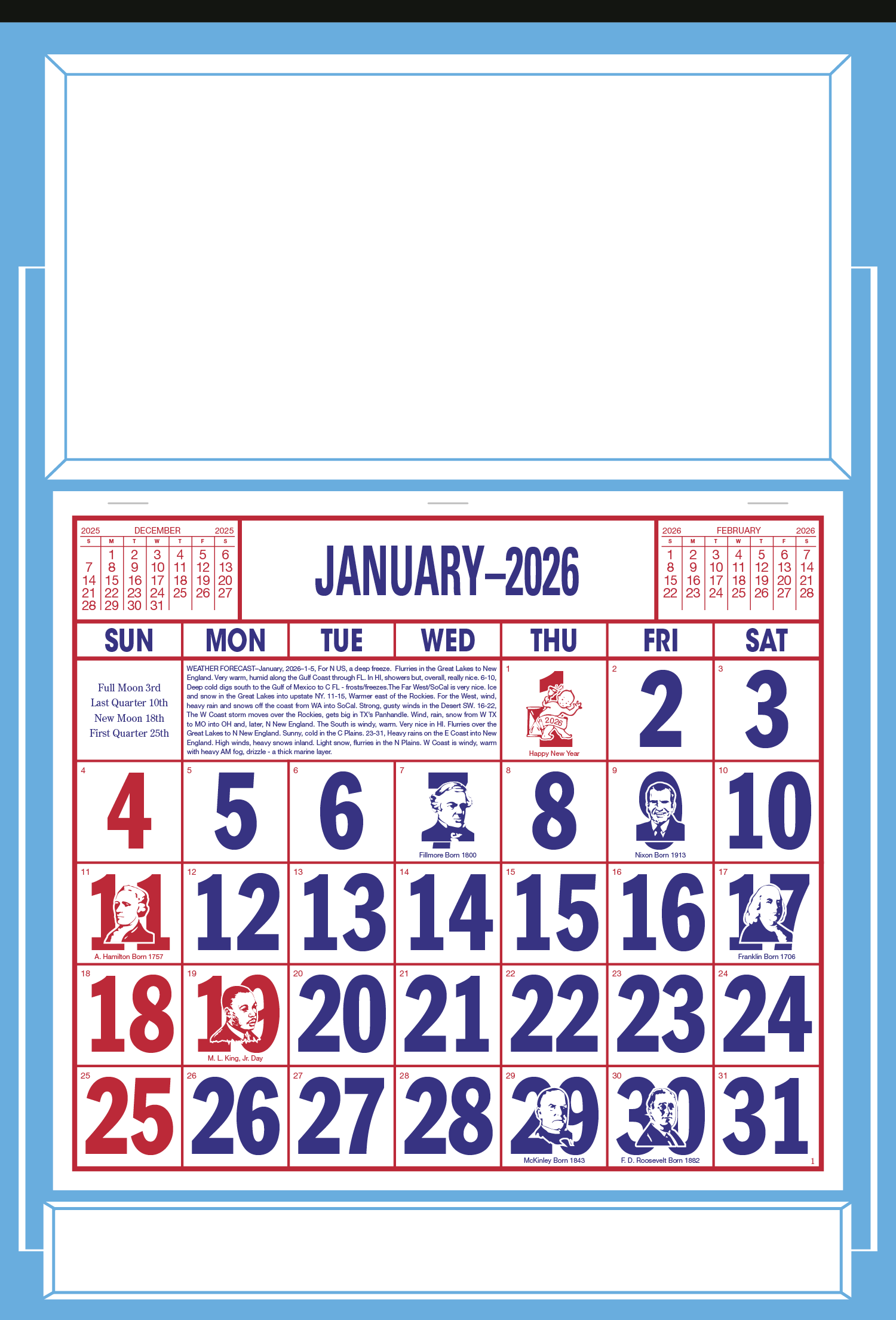 Skinner & Kennedy® Apron Calendar 84