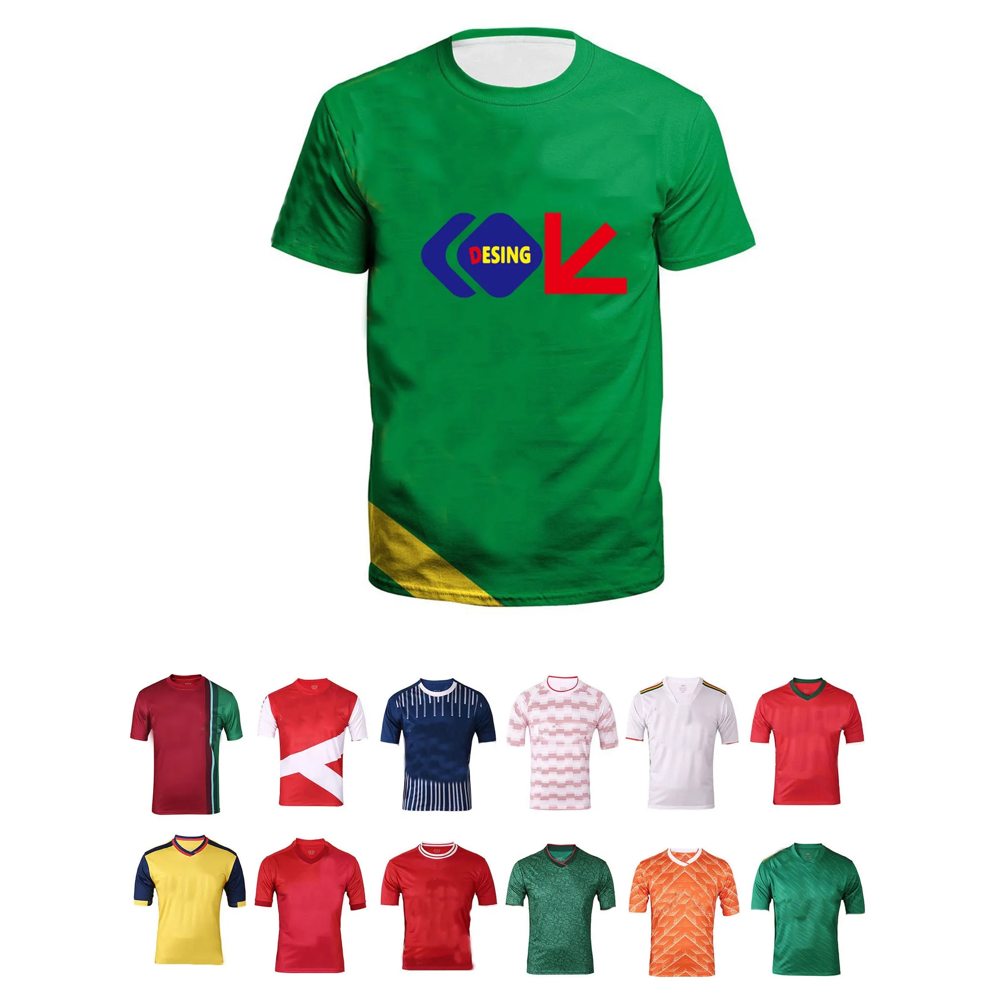Athletic Soccer Player Fan T Shirt 3