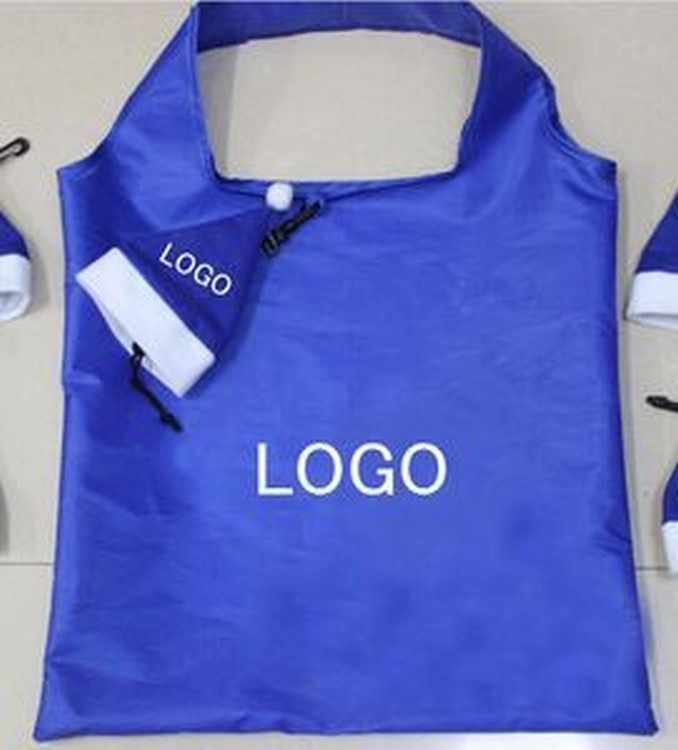 Christmas Cap Folded Reusable Compact Shopping Bag 1
