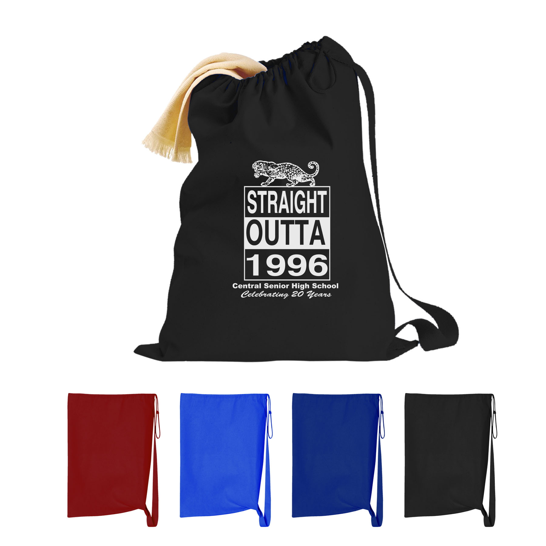 MEDIUM HEAVY CANVAS DRAWSTRING LAUNDRY BAG - 19" x 27"_R127BLY 3