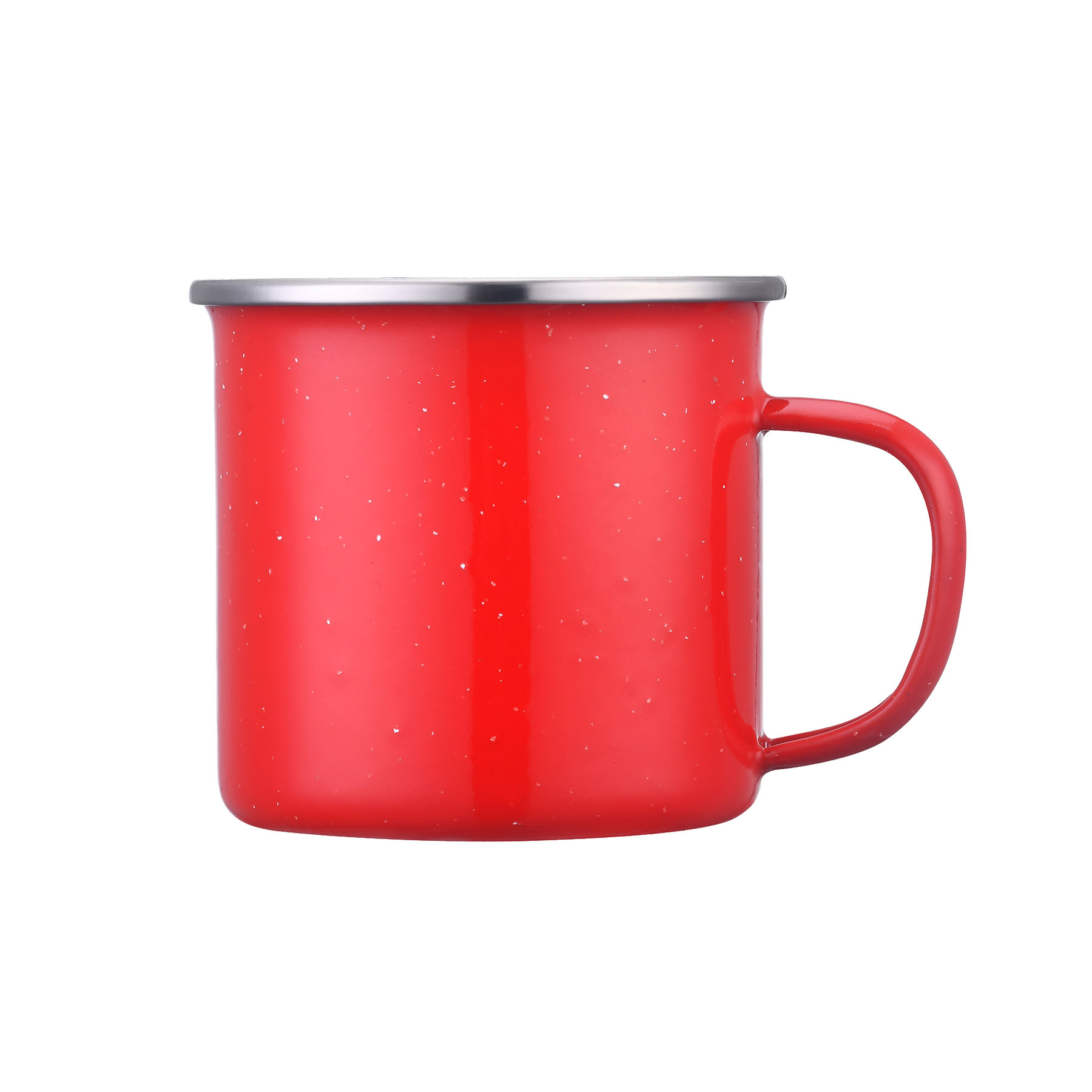 16 oz. Speckled Campfire Enameled Lined Iron Coffee Mug 6