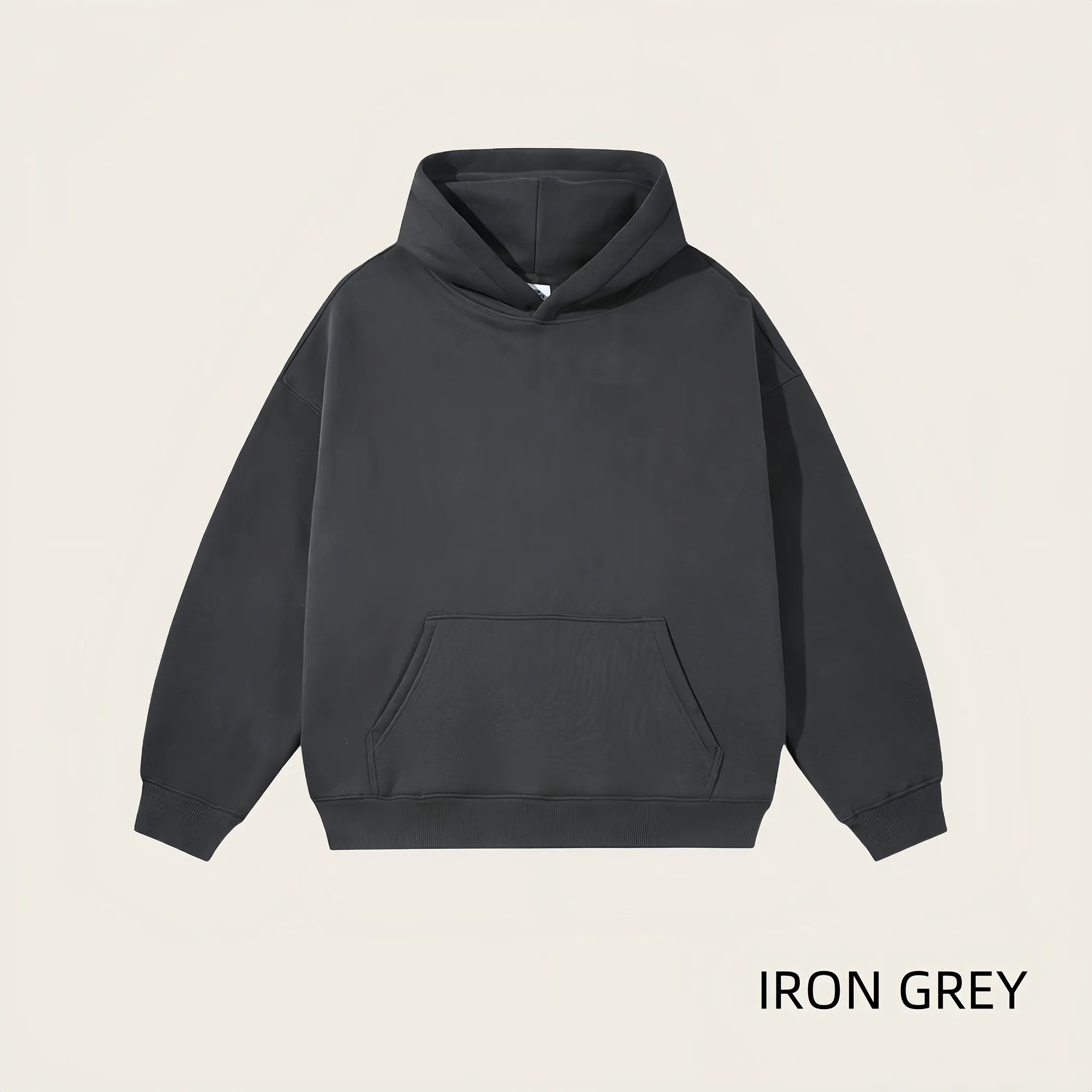 Unisex Cotton Fleece Hoodie, Minimalist Casual Comfort Wear 12