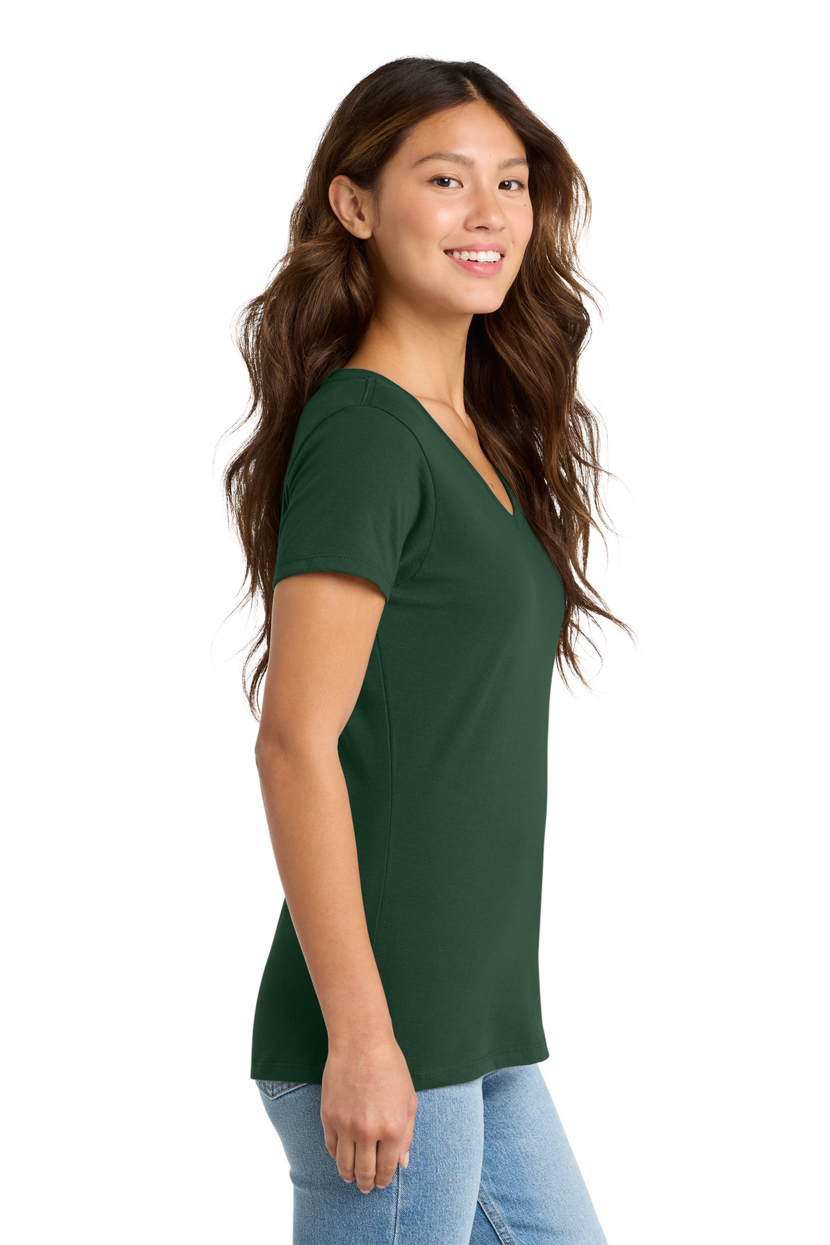 Port & Co Women's Fan Favorite V-Neck Tee. LPC450V 76