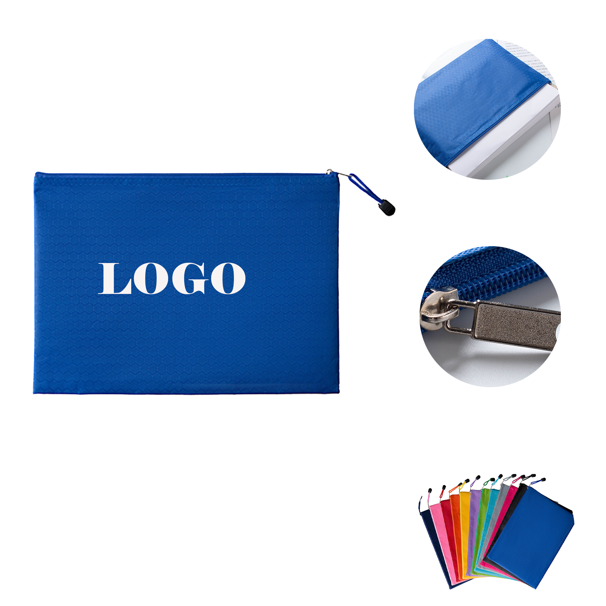 Waterproof A4 Oxford Zipper File Bag 2