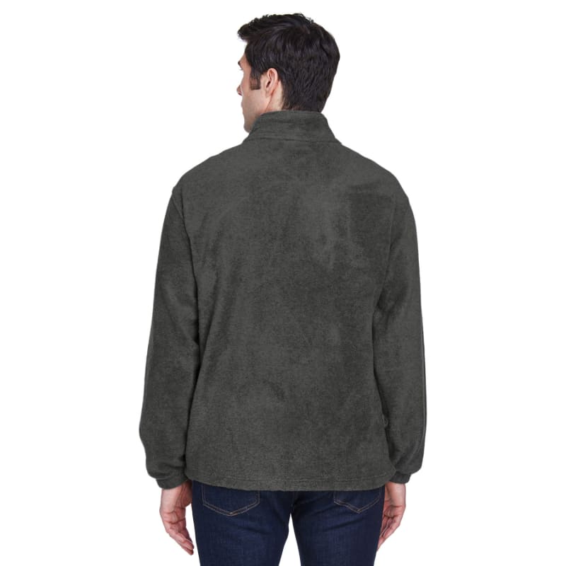 Harriton Men's Tall 8 Oz. Full-Zip Fleece 2