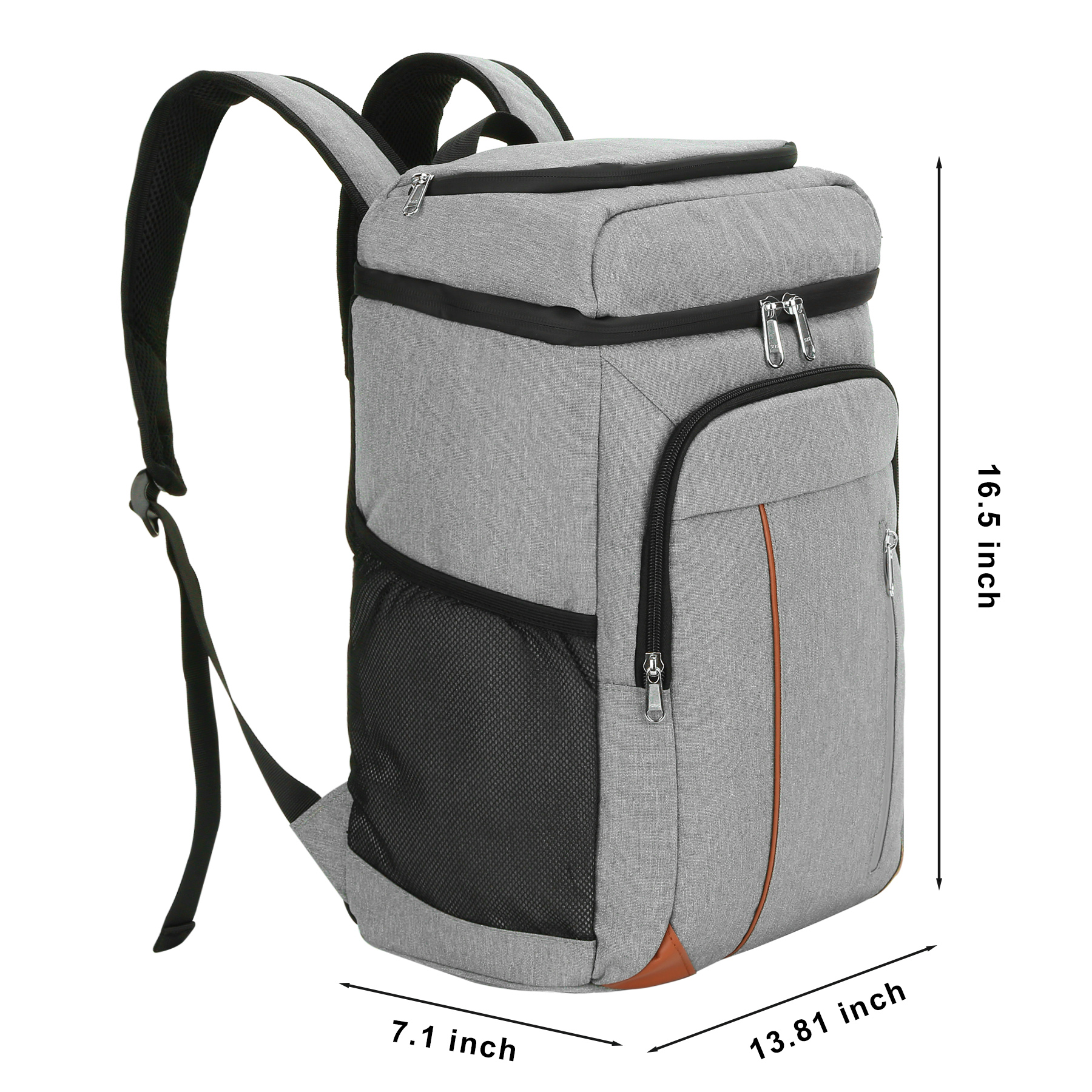 28 Can Dual Compartment Insulated Backpack Cooler 6