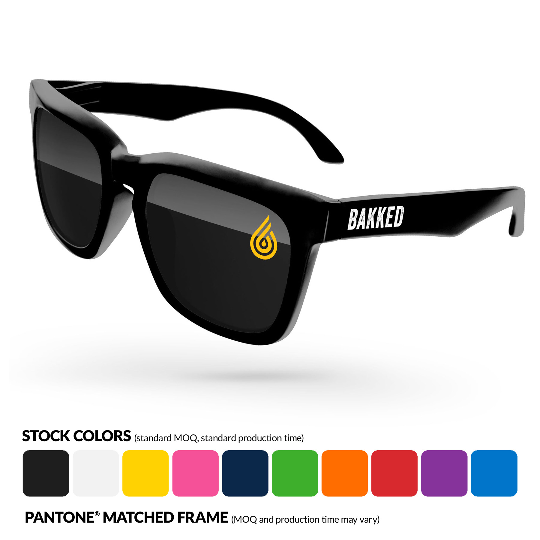 Promotional Bold Sunglasses w/ Temple Imprint 3