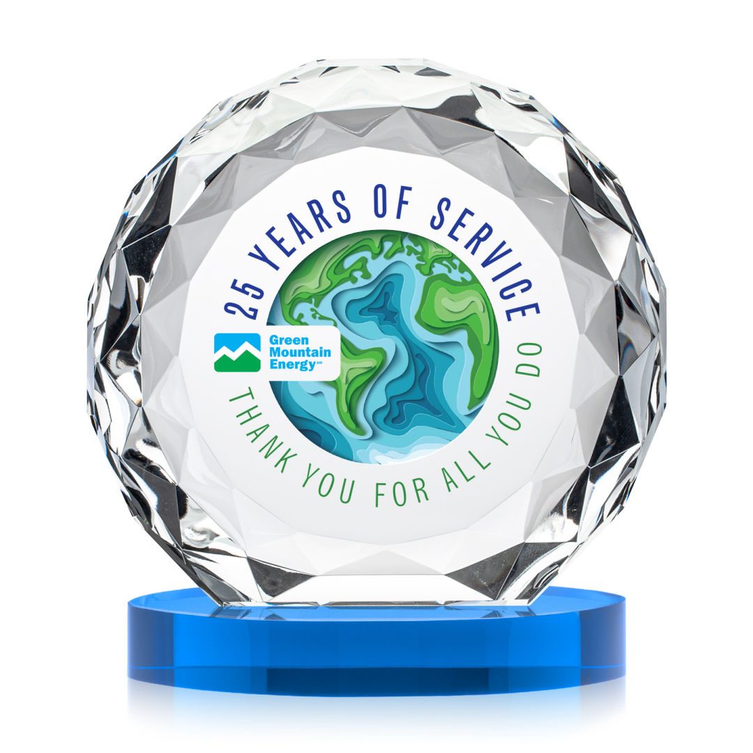 Seville VividPrint™ Award on Alberton Base - Sky Blue 1