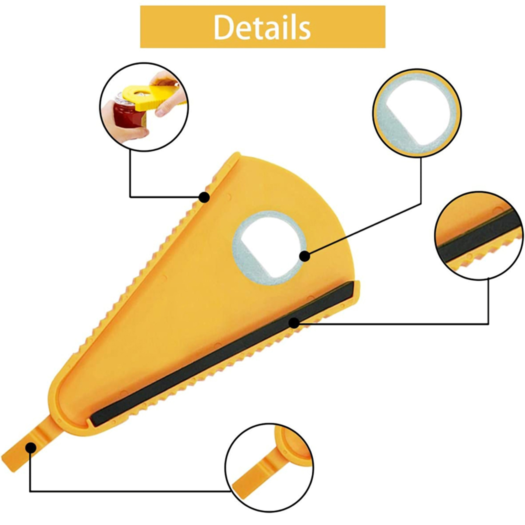 6" 1 Non-Slip Can Opener 5
