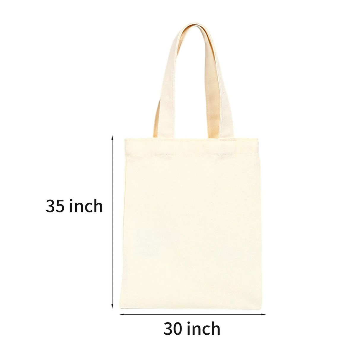Durable Canvas Tote Bag for Shopping and Gym Gear 1