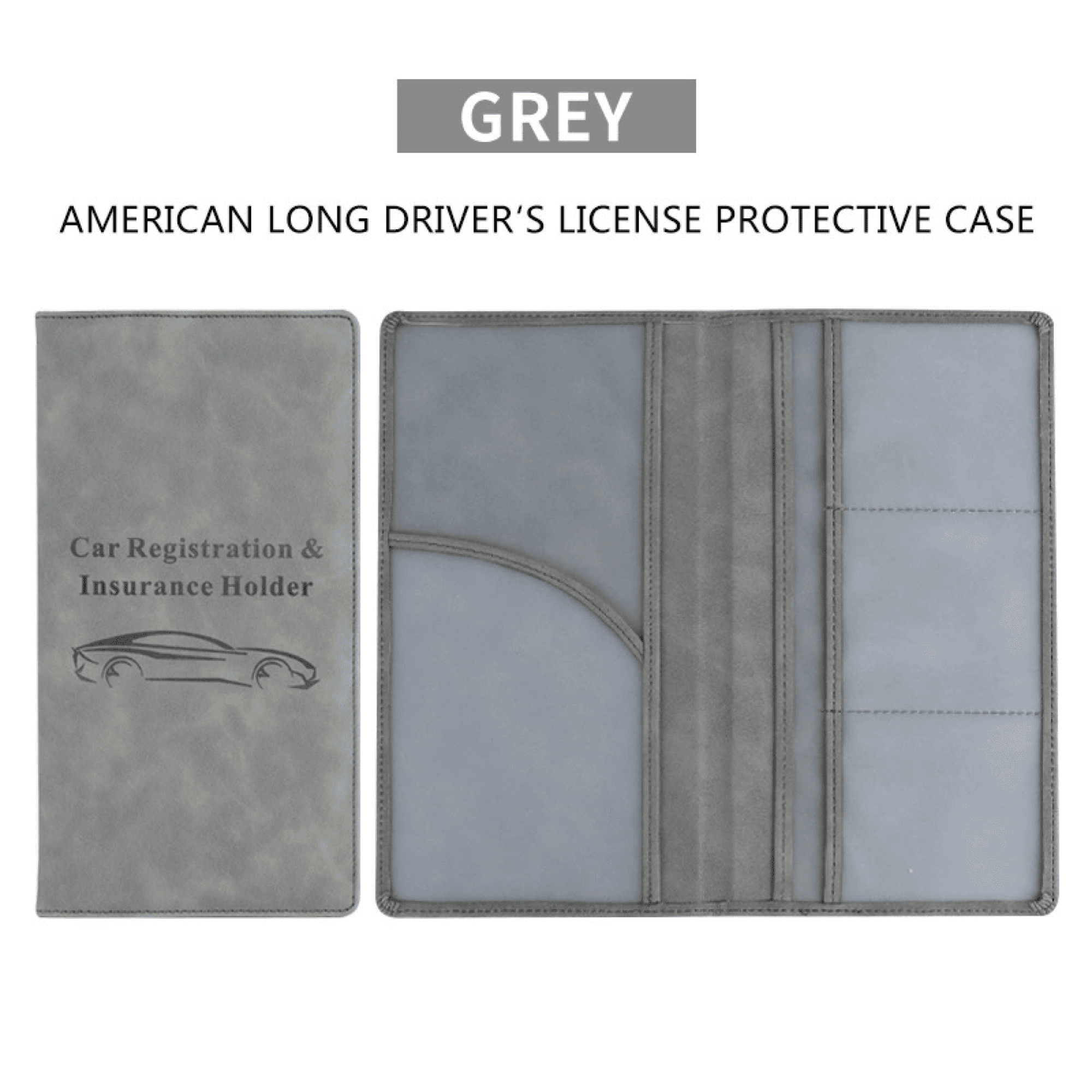 Multi-Function Magnetic Closure Driver's License Holder 3